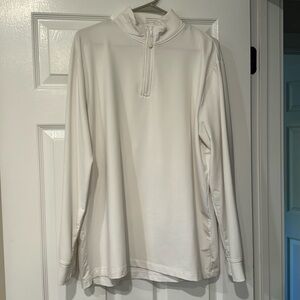 Vineyard Vines size large white quarter zip